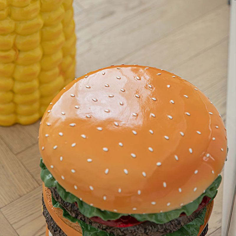 Hamburger Corn Footstool