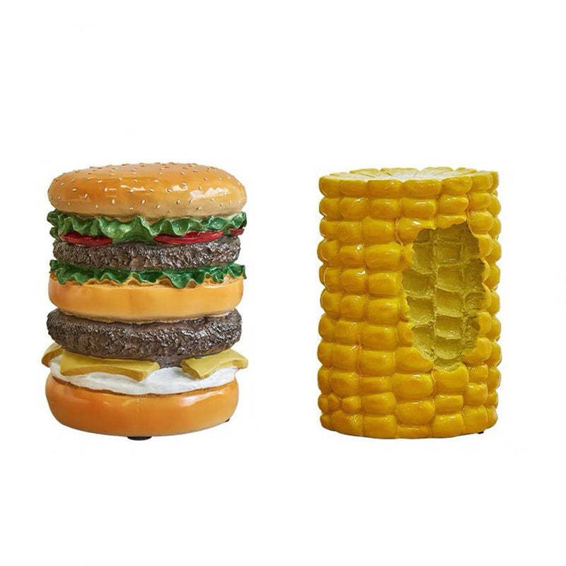 Hamburger Corn Footstool