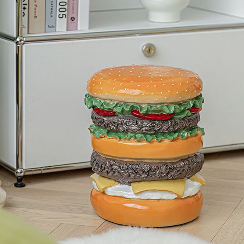 Hamburger Corn Footstool — Corn