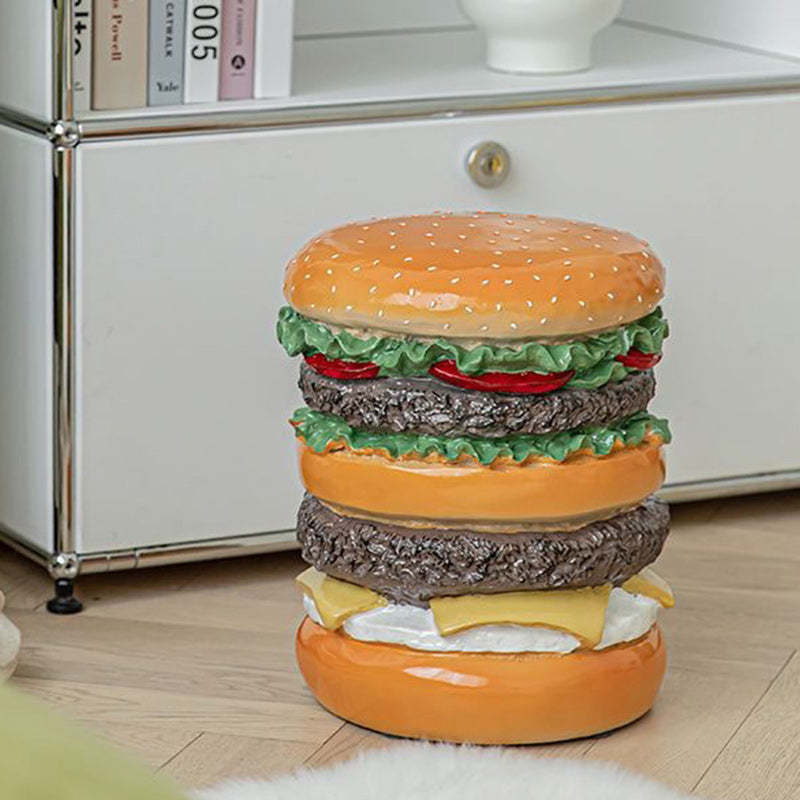 Hamburger Corn Footstool — Corn