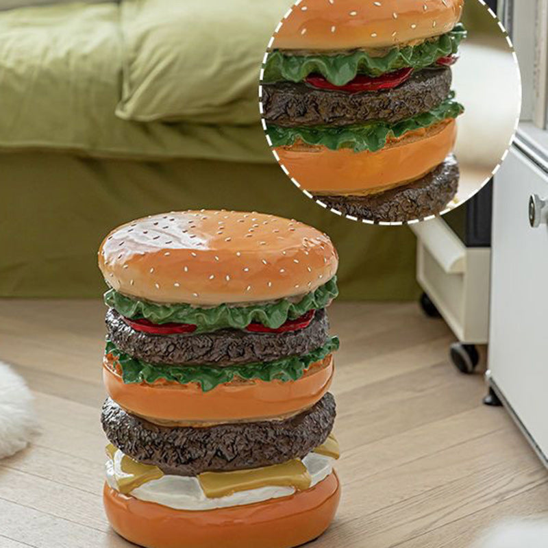 Hamburger Corn Footstool
