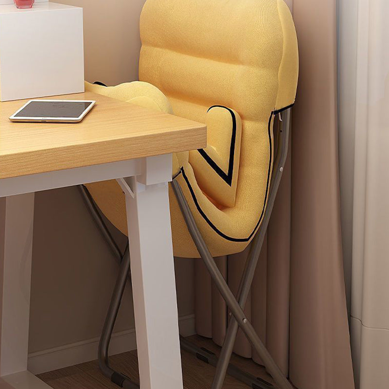 Modern Flannelette Steel Desk Armchair