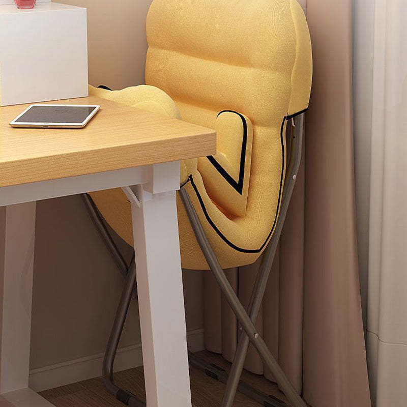 Modern Flannelette Steel Desk Armchair