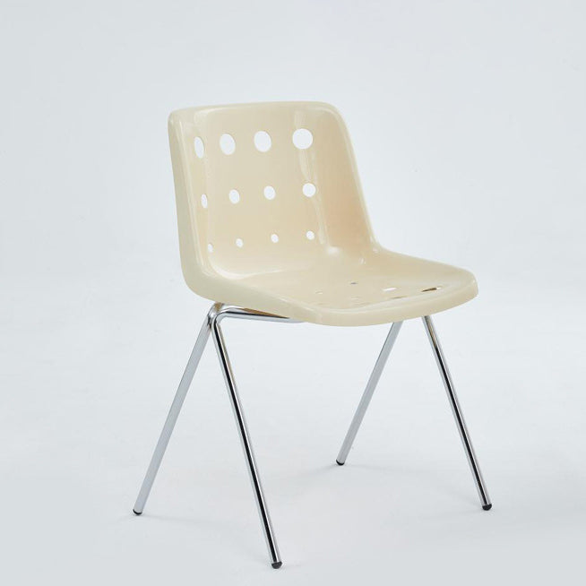 Macaron Perforated Iron Dining Chair