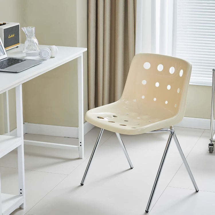Lighom creative perforated macaron iron fabric dining chairs & benches
