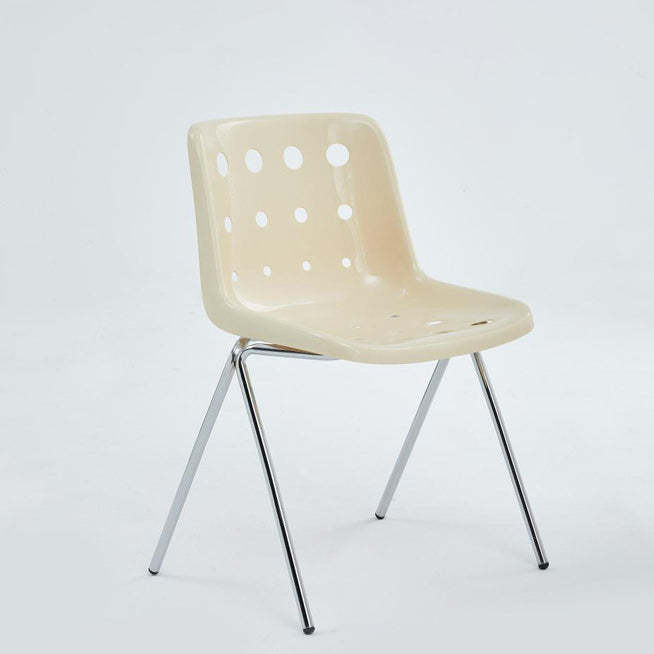 Macaron Perforated Iron Dining Chair