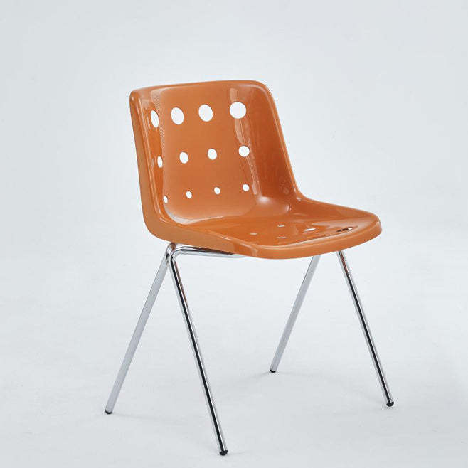 Macaron Perforated Iron Dining Chair