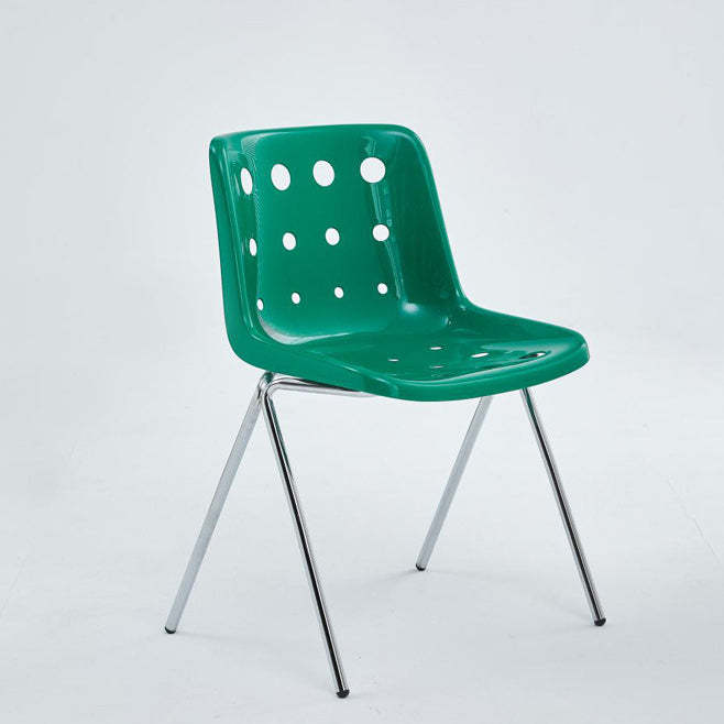 Macaron Perforated Iron Dining Chair