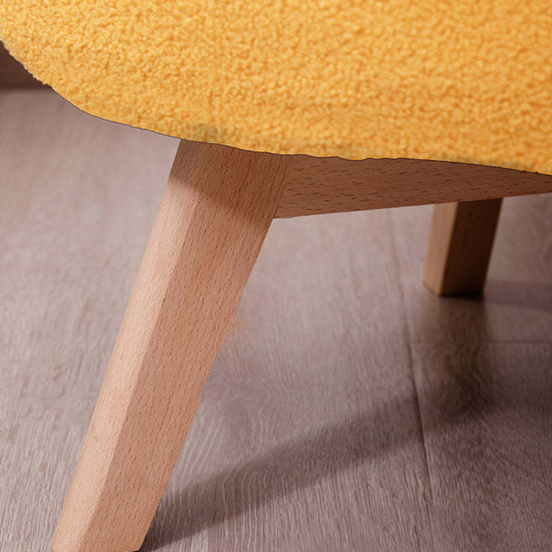 Contemporary Embroidered Velvet Wood Children Sofa