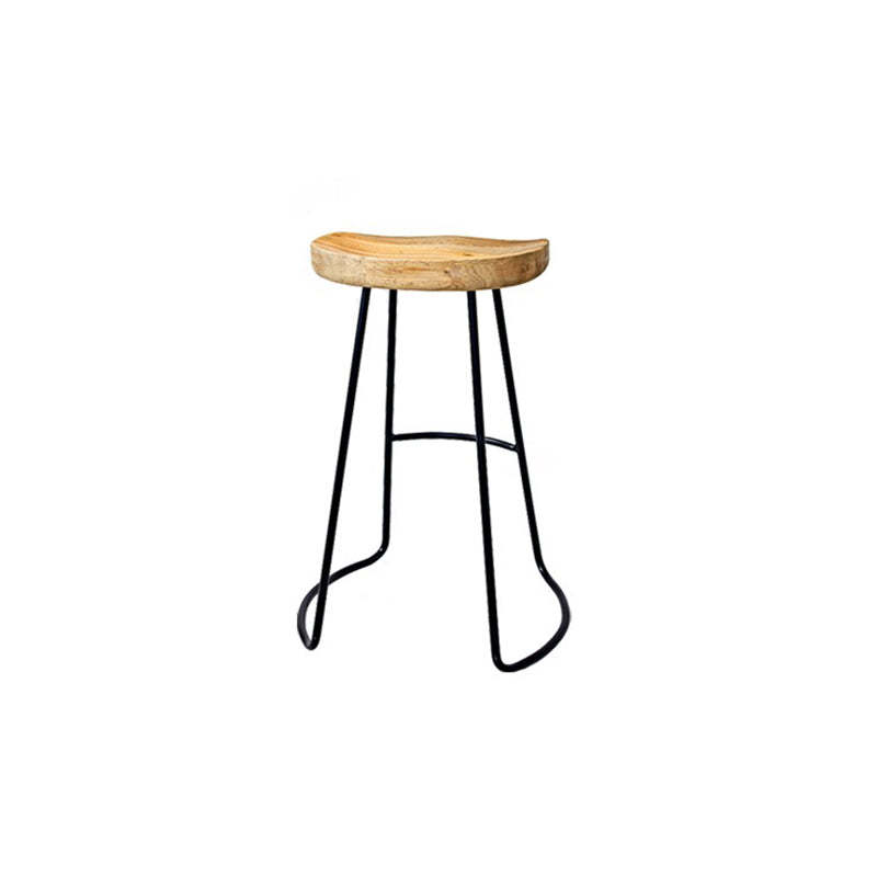 Nordic Wood Iron Dining Chair