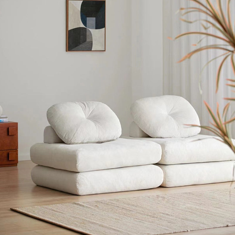 Japanese Corduroy Velvet Cotton Sofa — Green / Velvet