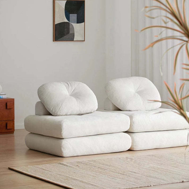 Japanese Corduroy Velvet Cotton Sofa — Green / Velvet