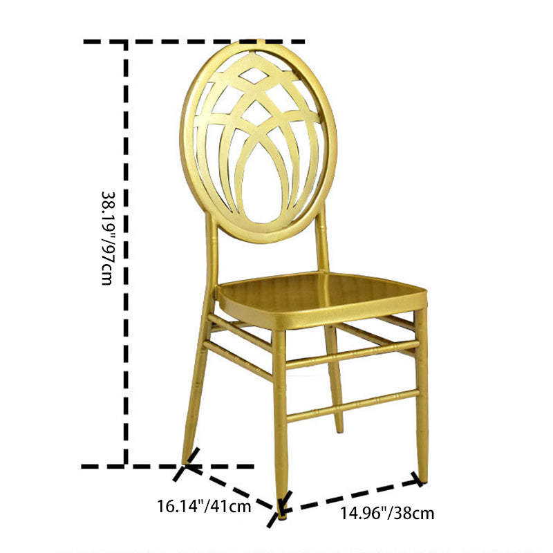 Luxury Stainless Steel Dining Chair