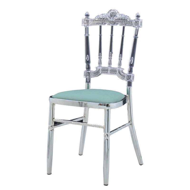 European Acrylic Steel Dining Chair