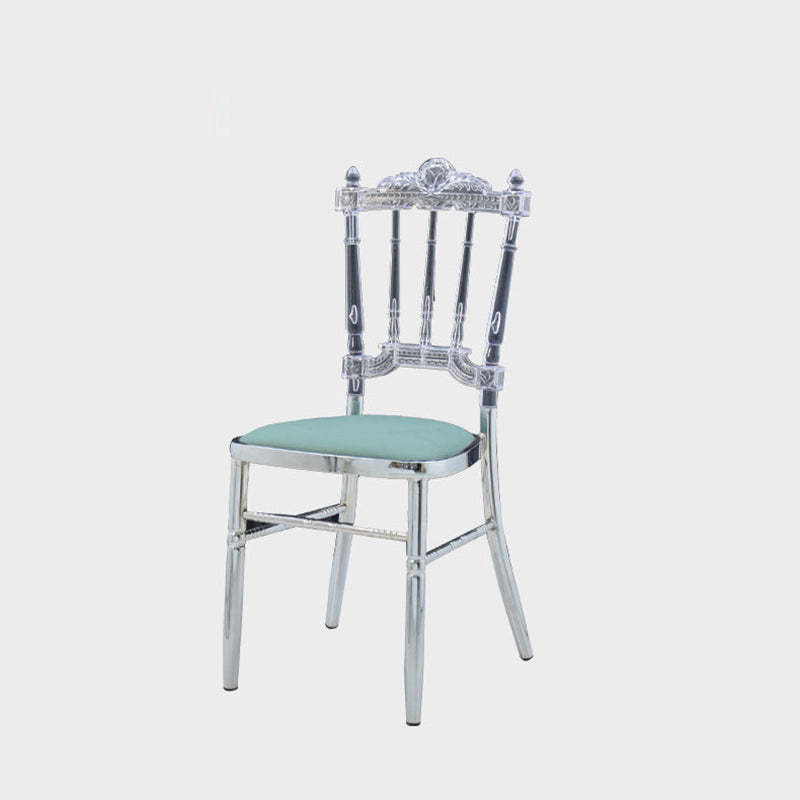 European Acrylic Steel Dining Chair