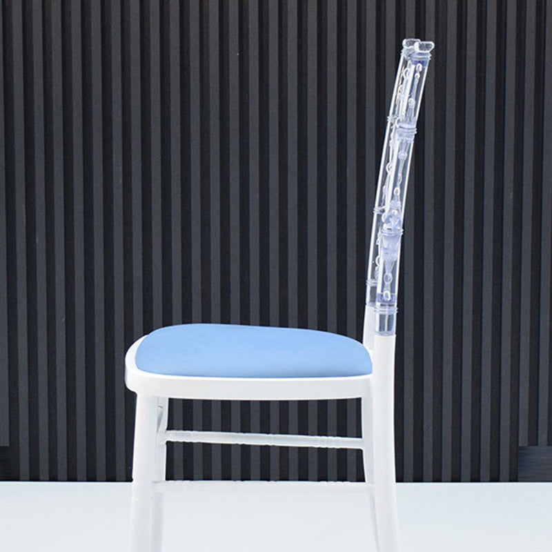 European Acrylic Steel Dining Chair