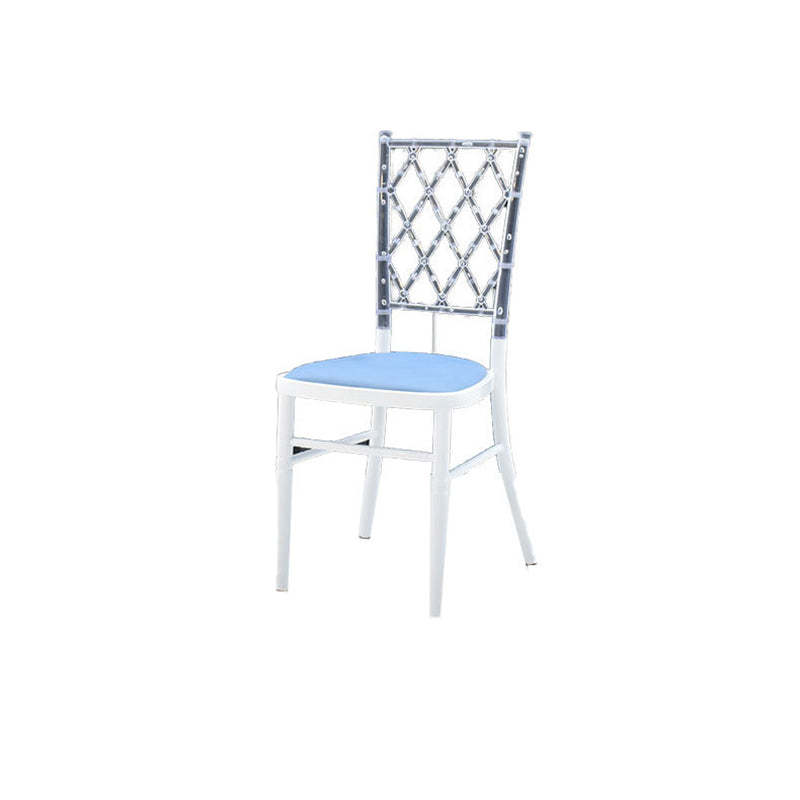 European Acrylic Steel Dining Chair