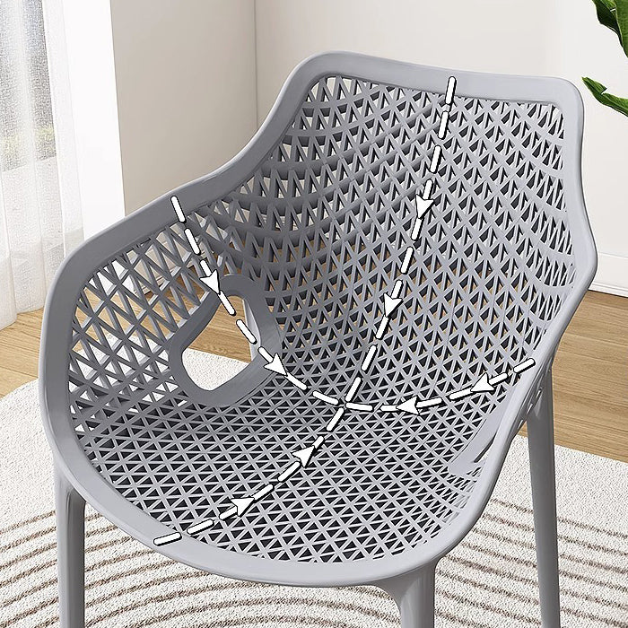 Boho Hollow Waterproof Dining Chair