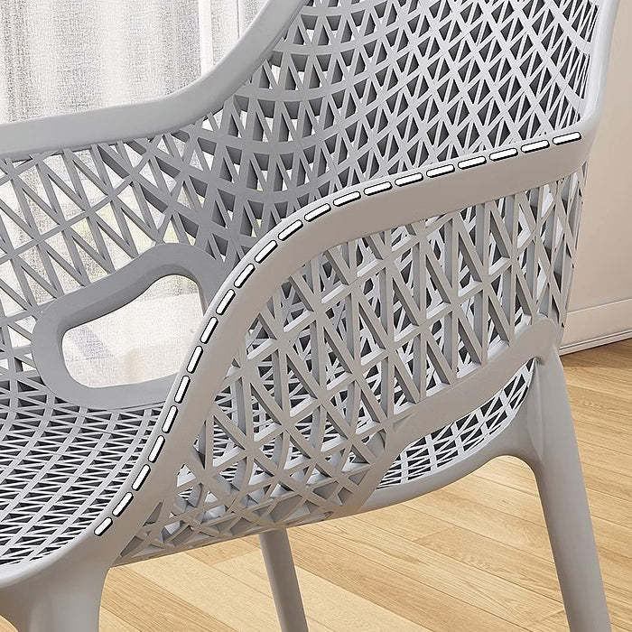 Boho Hollow Waterproof Dining Chair