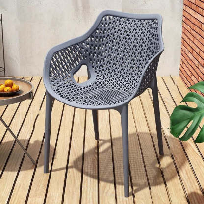 Boho Hollow Waterproof Dining Chair