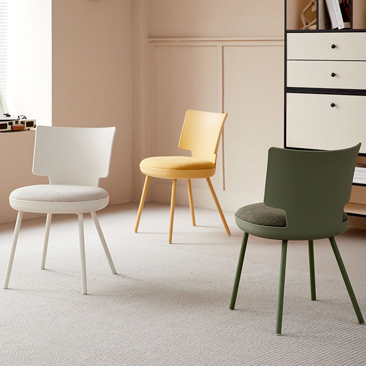 Nordic Macaron Fabric Dining Chair