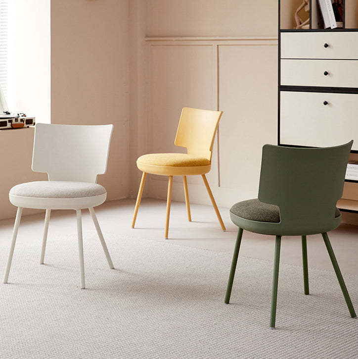 Nordic Macaron Fabric Dining Chair