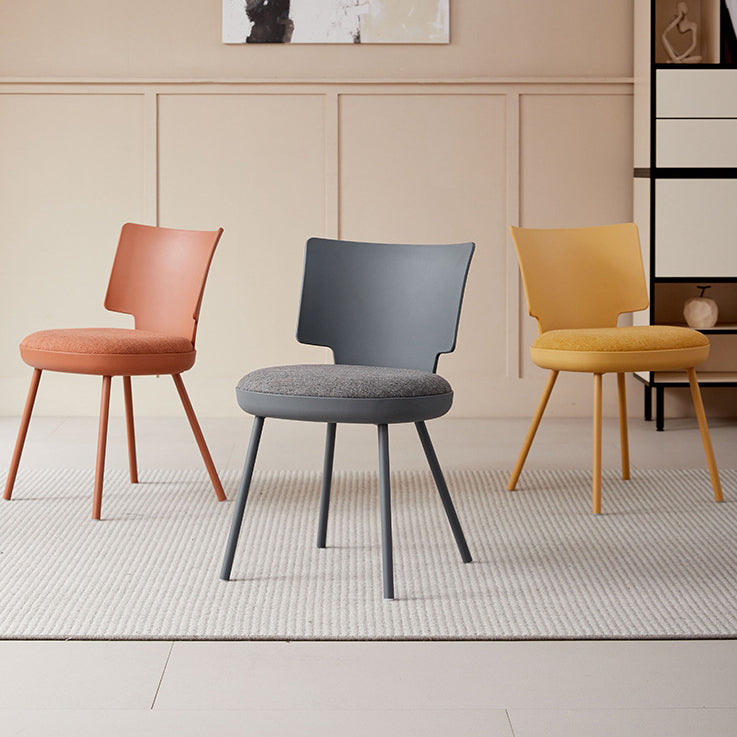 Nordic Macaron Fabric Dining Chair