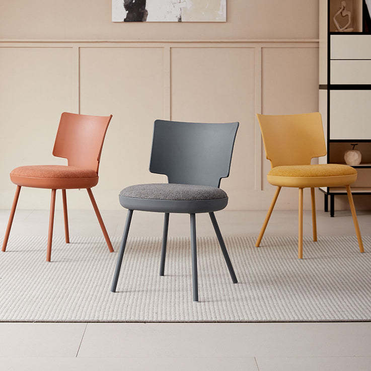 Nordic Macaron Fabric Dining Chair