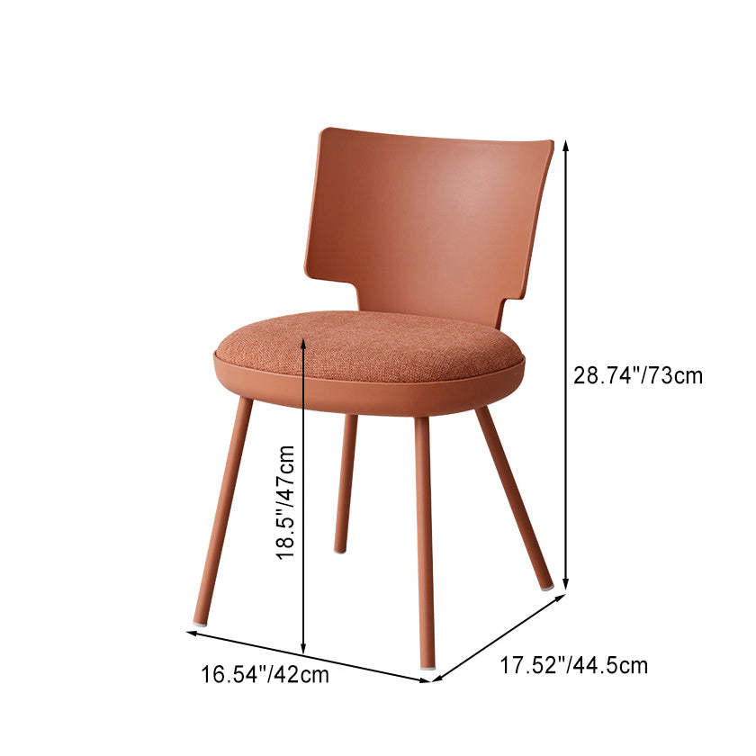 Nordic Macaron Fabric Dining Chair — Green
