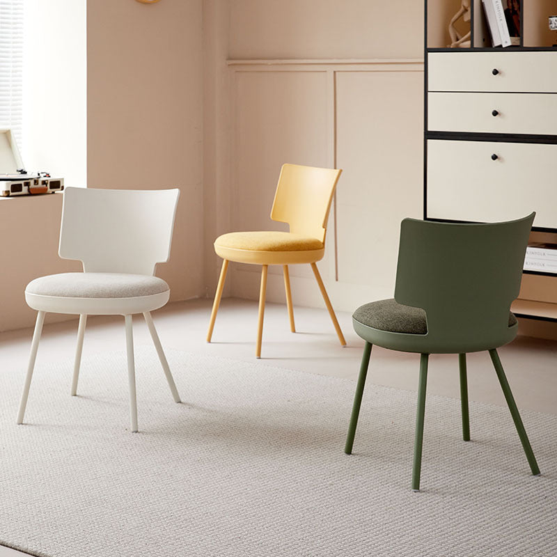 Nordic Macaron Fabric Dining Chair