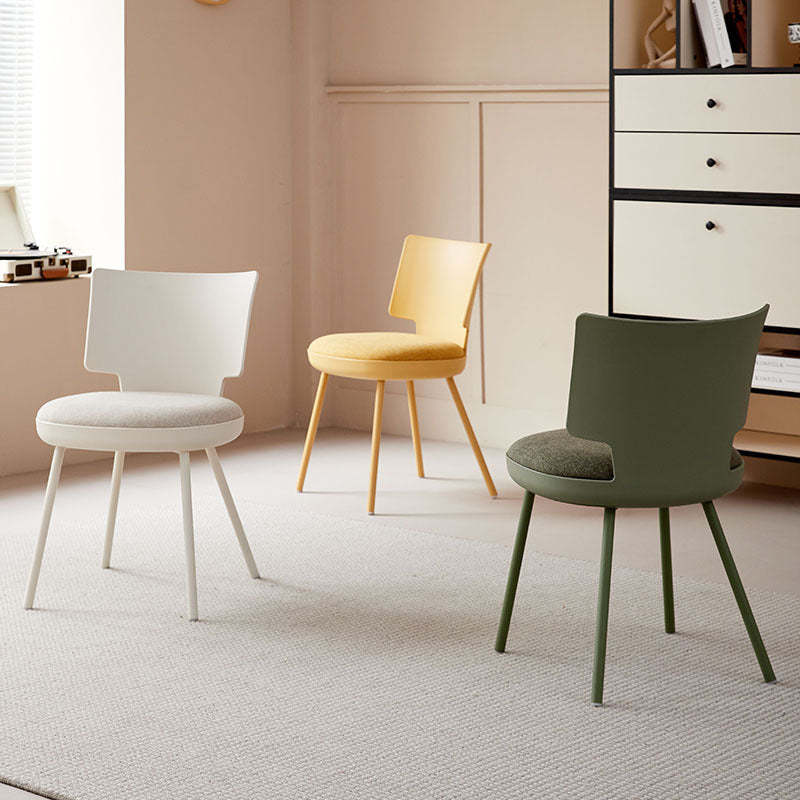 Nordic Macaron Fabric Dining Chair