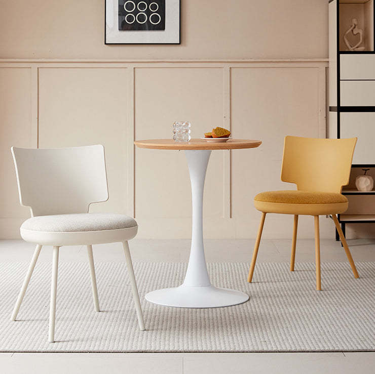 Nordic Macaron Fabric Dining Chair