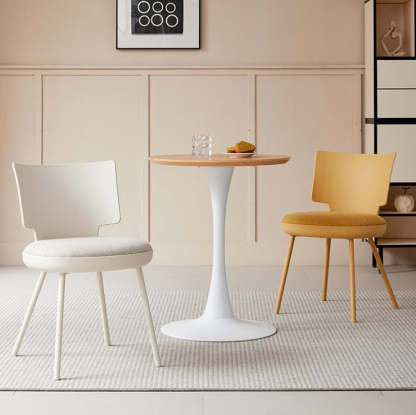 Nordic Macaron Fabric Dining Chair