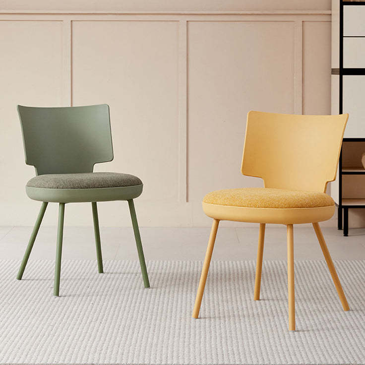 Nordic Macaron Fabric Dining Chair