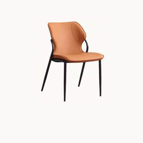 Nordic Leather Steel Dining Chair