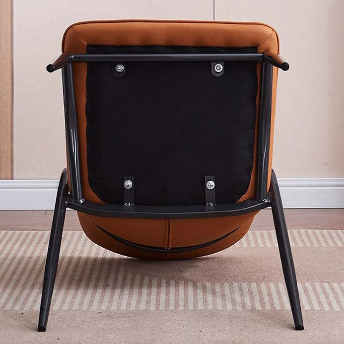 Nordic Leather Steel Dining Chair