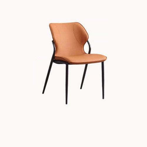 Nordic Leather Steel Dining Chair