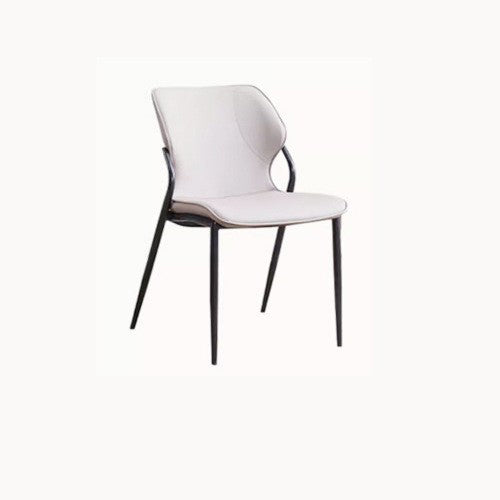Nordic Leather Steel Dining Chair