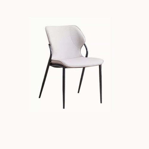 Nordic Leather Steel Dining Chair