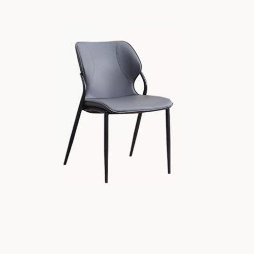 Nordic Leather Steel Dining Chair