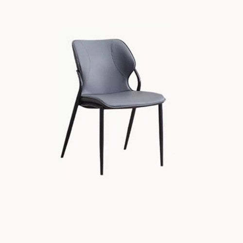 Nordic Leather Steel Dining Chair