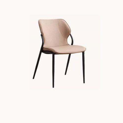 Nordic Leather Steel Dining Chair