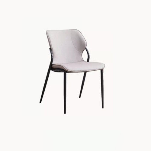 Nordic Leather Steel Dining Chair