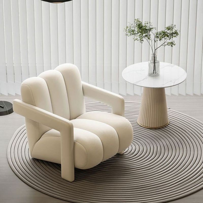 Nordic Flannelette Wood Sofa