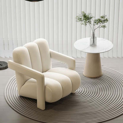 Nordic Flannelette Wood Sofa