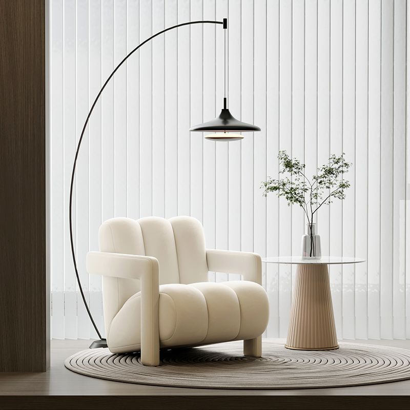 Nordic Flannelette Wood Sofa