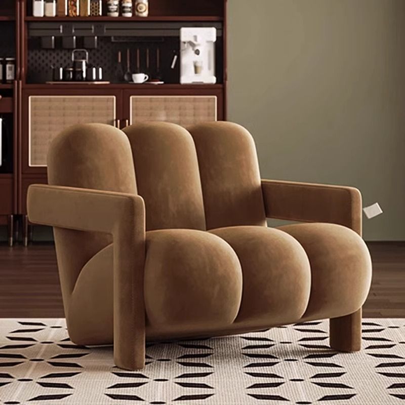 Nordic Flannelette Wood Sofa
