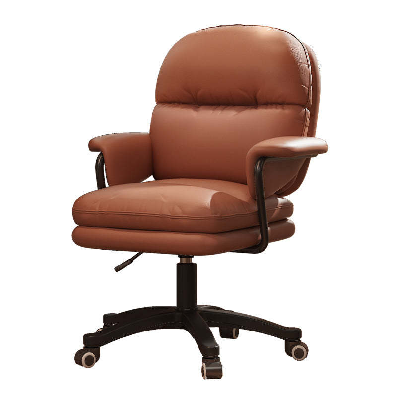 Nordic Nylon Leather Desk Chair with Armrest