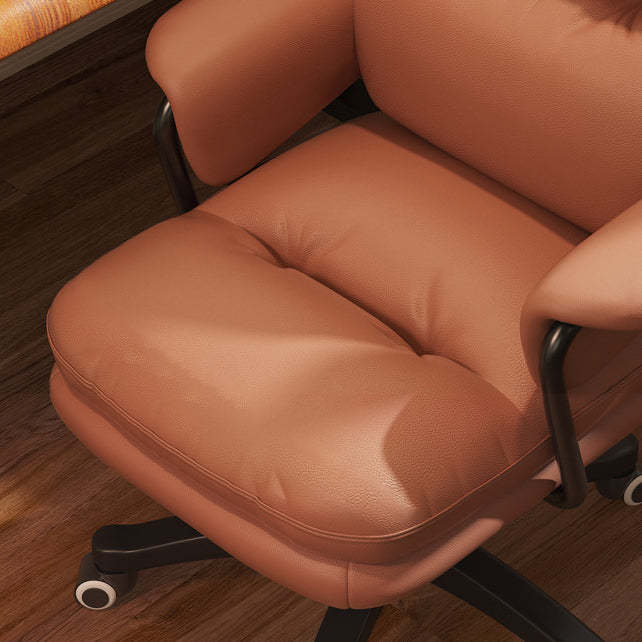 Nordic Nylon Leather Desk Chair with Armrest