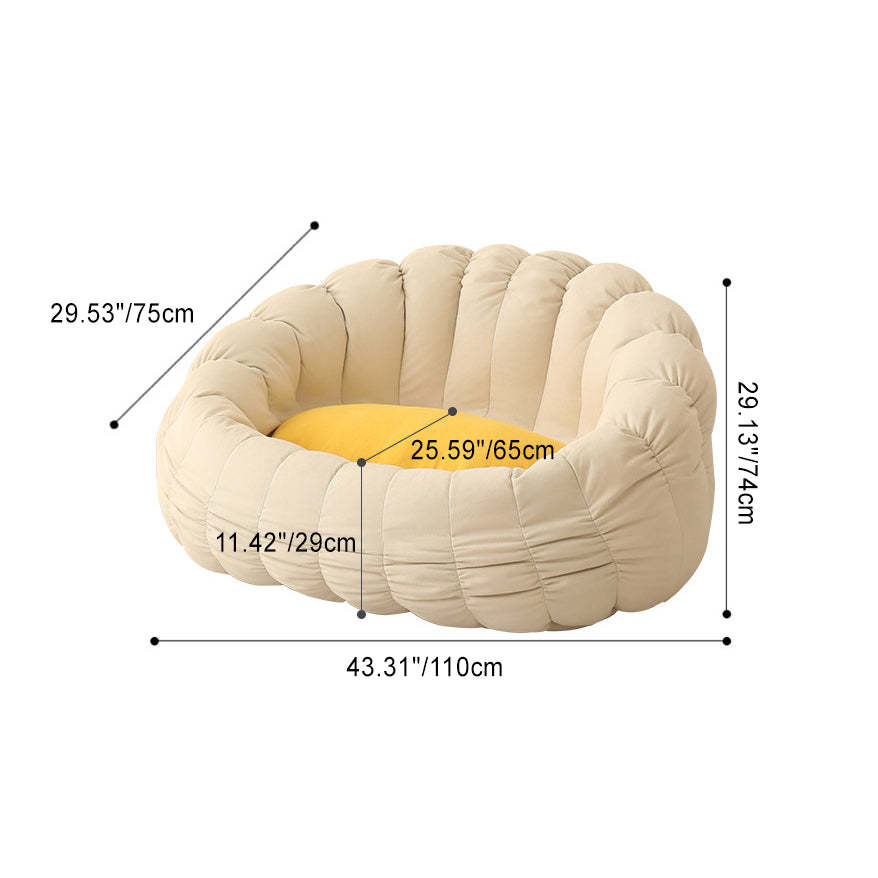 Nordic Flannelette EPS Backrest Sofa